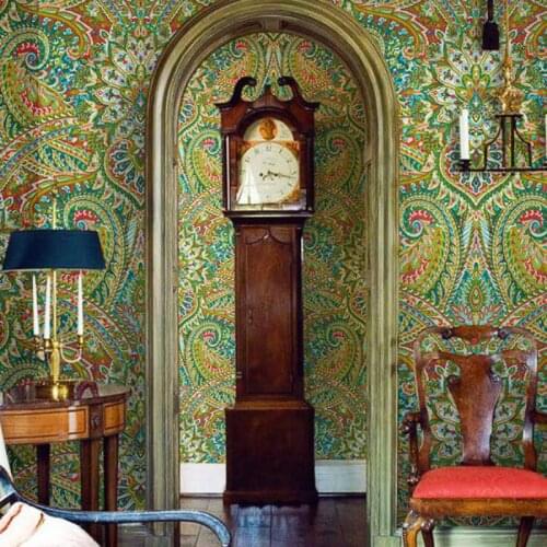 Exotic Southeast Asia Pastoral Big Flower Wallpaper Living Room Bedroom Background Wall Red PVC Waterproof Home Decor Restaurant