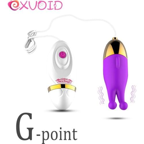 EXVOID Remote Egg Vibrator Nipple Massage Silicone Vagina Clitoris Stimulation G-spot Vibrator Penis Vibration Clip 12 Frequency