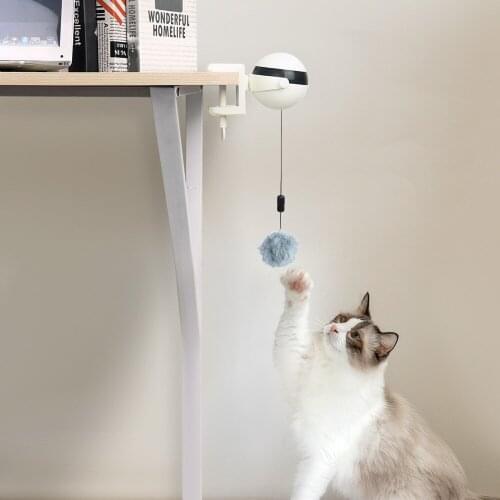 Automatic Cat Toy Ball Electric Lifting Interactive Self Playing Teaser Puzzle Smart Pet Cat Ball Toys Supplies for Cats