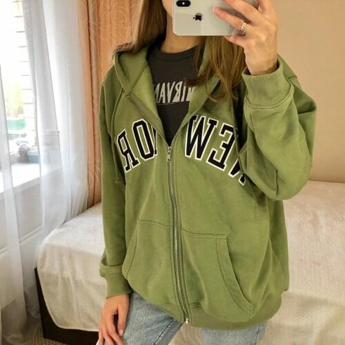 Oversize Girls Soft Hooded Jackets 2021 Spring Fashion Ladies Vintage Cotton Fleece Coats Streetwear Women Warm Outerwear Chic