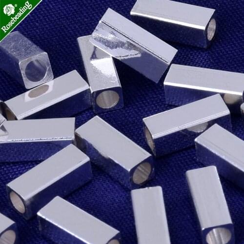 3x8mm brass cube slippy Spacer Beads,Spacer Connectors,spacer metal beads,sold 20pcs/lot