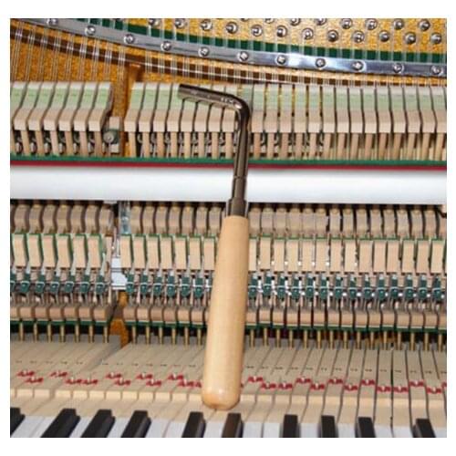 Piano small Tuning hammer( straight bar/soft maple handle)