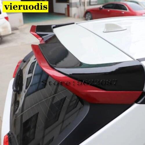 For 2019 2020 New Toyota RAV4 Spoiler High Quality ABS Material Car Rear Wing Lip Spoiler by Primer Color