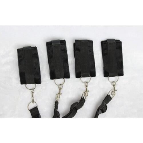 Plush Bed Straps Bondage Toys Short Hair Bondage Sex Toys