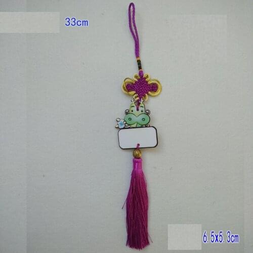 Dragon Animal charm pendant for heat transfer printing cartoon purple twelve zodiac hand-painted pendant for sublimation diy gif