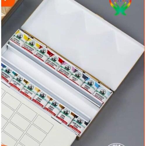 Old Holland watercolor, master solid watercolor set, tubular 40 color wooden box, suitable for art masters and art students