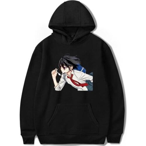Horimiya Anime Hoodie Man Women Grunge Miyamura Printed Fashion Clothing Pullover Tops Sweatshirt Oversized Unisex Kpop Harajuku