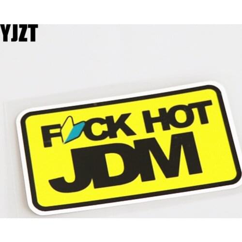 YJZT 10CM*5.5CM Fashion HOT JDM Car-styling Decal Car Sticker PVC Waterproof 13-0646