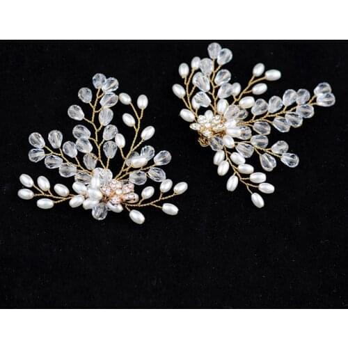 Shoe Clip Wedding Shoes Buckle Clip-on Women Bride High Heel Charms Fashion Luxury Decoration Imitation Pearl