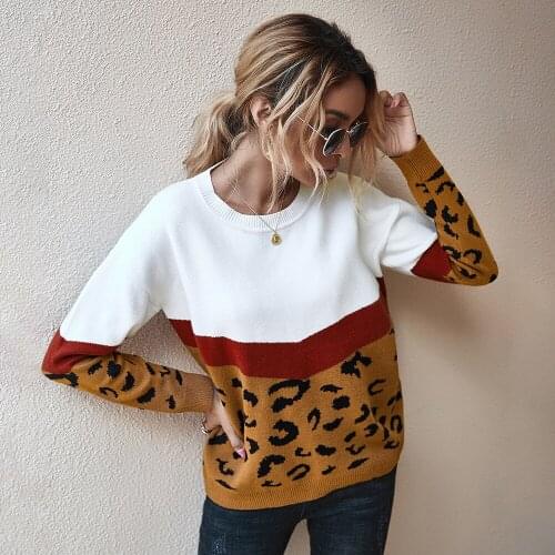 Women Sweaters 2021 New Autumn Big Girls Tops Womens Pullovers Fashion Patchwork Knitting Clothes,#1012