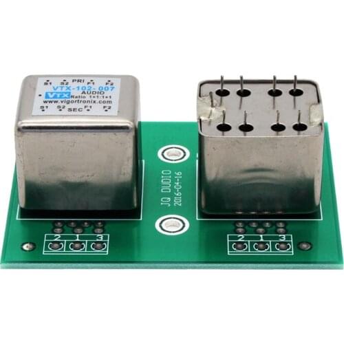 VIGORTRONIX VTX-102-007 audio transformer, audio isolation transformer, Freq.Range 30Hz ~ 35KHz, Less than 1% T.H.D