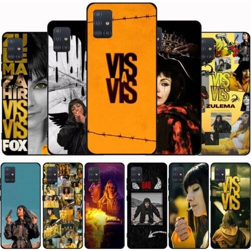 Vis a vis Black Soft Phone Case For Samsung M21 M31S M41 M51 M10 M20 M30S M40 A7 A8 A9 2018 A12 A80 A90 A81 A91 Cover