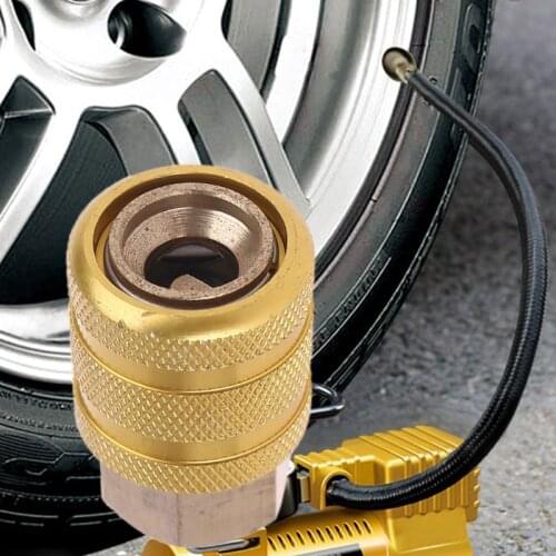 1/4" NPT Coupler Female Hardware Solid Brass Copper Thickened inflatable Joint Quick Connect