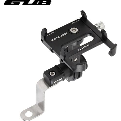 GUB Motorcycle Mirror Mount Holder Handlebar Rearview Mirror Adapter for Mobile Phone GPS Bike Scooter Handlebar Mount