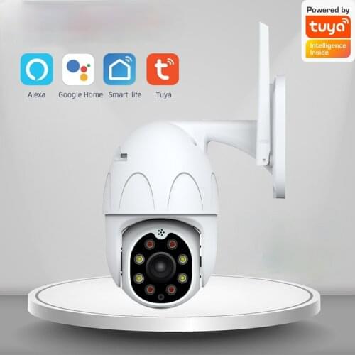 Tuya Smart Life IP Camera WiFi 2MP HD HI3518EV300 PTZ Auto-Tracking Security Camera Waterproof Video Surveillance Street Outdoor