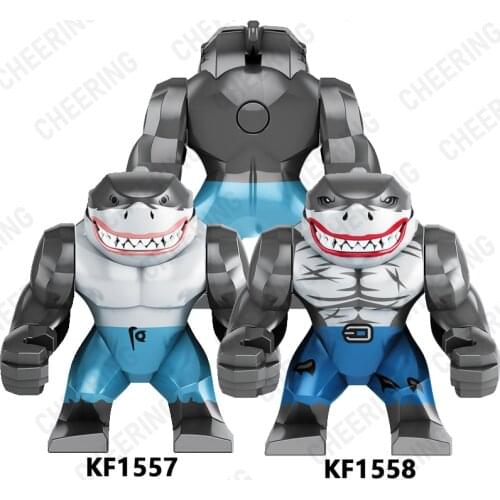 2021 Hot Sale Bricks KF6140 Sharks Building Blocks Famous Movie Serie Action Figures For Children