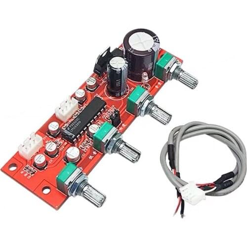 LM1036 Tone Preamplifier Board Balance Equalizer Audio Preamp Tone Conrtol Pre amplifier