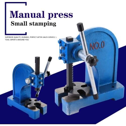 MH-YLJ Hand Press 1T Small Press 1 Ton Manual Punch Table Press Simple Press Machining Center