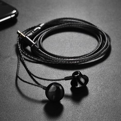 New Sport Earphone wholesale Wired Super Bass 3.5mm Crack Colorful Headset Earbud with Microphone Hands Free