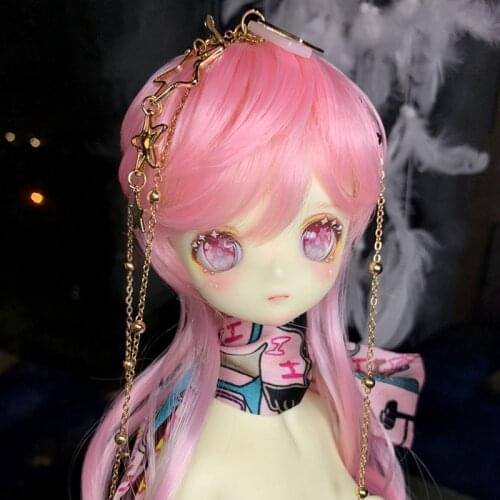 2021 New Arrival 1/3 1/4 1/6 1/8 Cute Style Hair High Temperature Wire BJD Wig For Toy Doll