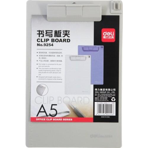 Writing board clip 9254 A5 splint cushion plastic writing board clip stationery