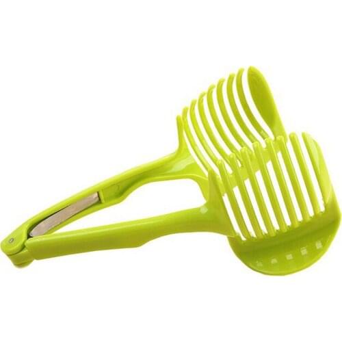 Plastic Potato Slicer Tomato Cutter Tool Shreadders Lemon Cutting Holder Cooking Tools Kitchen Accessories Onion Slicer Gadgets