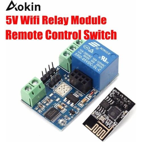 ESP8266 5V ESP01 Wifi Relay Module Remote Control Switch Phone APP For Smart Home IOT Transmission Distance 400m