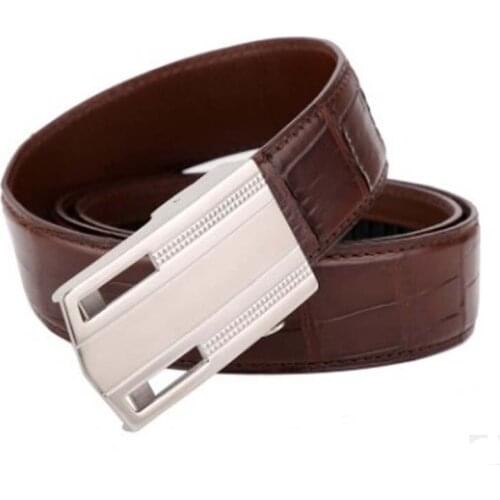 LINSHE Real crocodile Automatic buckle The belt The new leisure men belts men belt male
