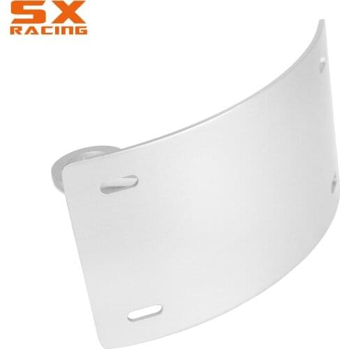 Motorcycle Silver Curved Side Bracket Holder Number Plate Mount Tag Relocator For YAMAHA YZFR6 06-12 For SUZUKI Boulevard M109R