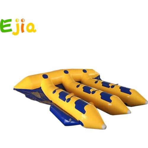Water Toys Inflatable Banana Boat Float 6 Person Inflatable Flyfish Boat With Air Pump For Sale