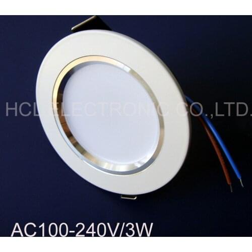 High quality 3W Led Downlights AC100-240V LED Ceiling Downlight Led Ceiling Lamp Home Indoor Lighting free shipping 8pcs/lot