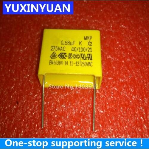 X2 275V 684K 0.68UF 680NF 275V684 pitch 22MM 10pcs/lot