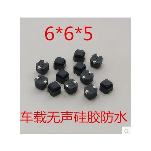 YYT 6*6*5 SMD silicone silent touch switch button switch mute button Hot wholesale