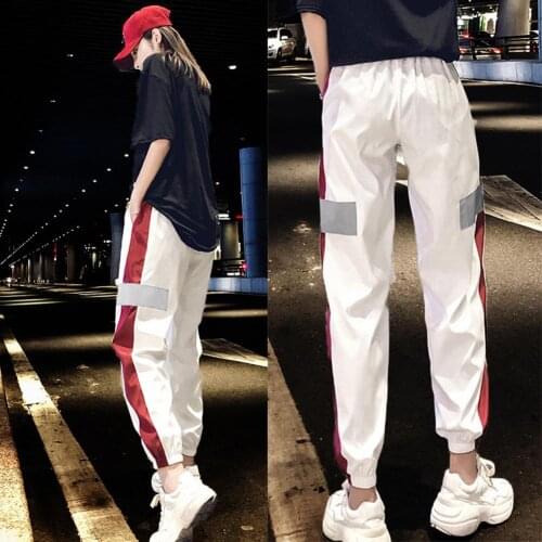 Pants Women Sweatpant Pants Joggers Hip Hop Dance Show Party Night Street personality sports pants trend street pants