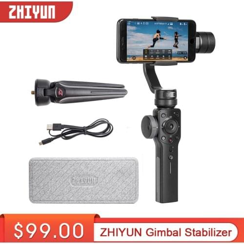 ZHIYUN Smooth 4 3-Axis Handheld Gimbal Portable Stabilizer Camera Mount for Smartphone Iphone Action Camera