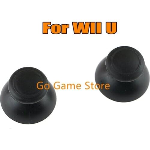 2pcs/lot for WII U gamepad WIIU Controller Big hole New Replacement 3D Joystick Analog cover cap