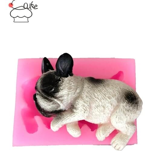 Aouke Lovely Dog Fondant Cupcake Decorating Molds Cake Silicone Mold Sugarpaste Candy Chocolate Gumpaste Clay Mould L004