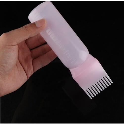 Hair Dye Applicator Dyeing Shampoo Bottle Oil Comb Hair Dye Bottle Applicator Tools Styling Tool Hair Coloring Brush Bottles
