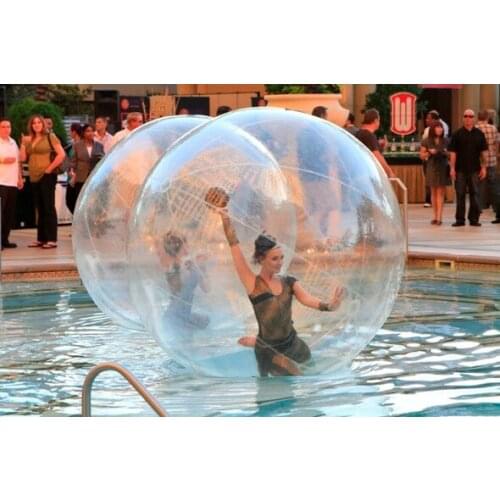 Free Shipping 1.5m/2m Dia Water Ball On Sale Transparent Water Zorb Ball For Human Inside Pool Game Dancing Ball Water Walking