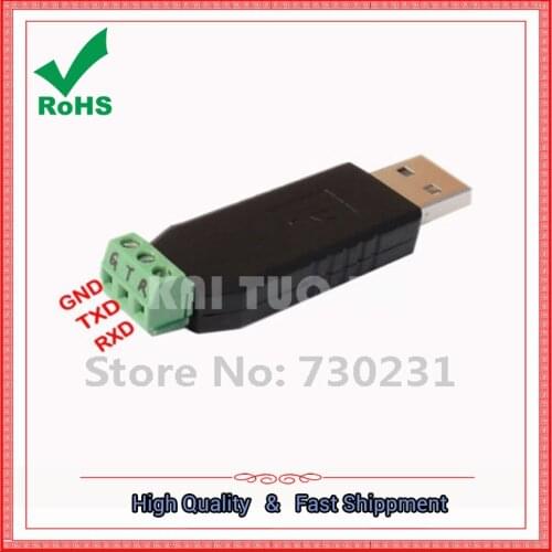 Free Shipping USB to serial RS232 USB to 232 Converter Adapter PL2303HX MAX232