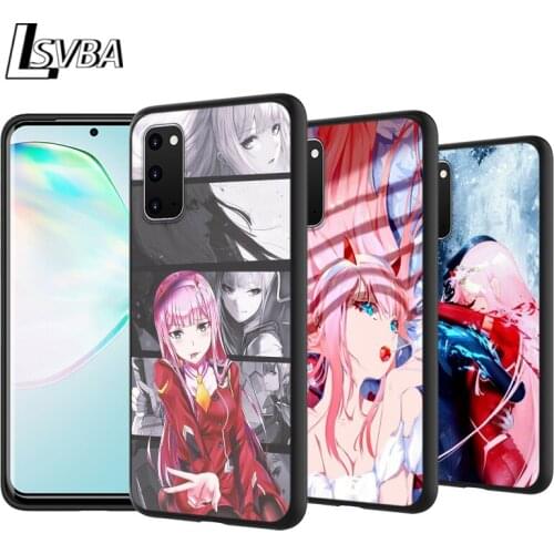 Darling in the FranXX Anti-Fall Back Cover For Samsung Galaxy S20 Ultra Plus A01 A11 A21 A31 A41 A51 A71 A91 Phone Case