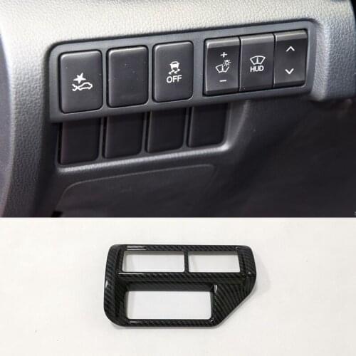 For Mitsubishi Eclipse Cross 2017 2018 ABS Car left middle control button decoration frame panel cover trim car styling 1pcs