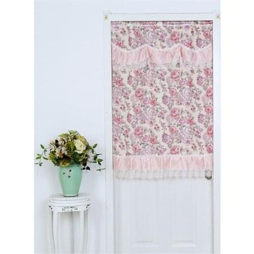 Home Kitchen Living Room Decorative Curtain Powder Printing Fabric Mosquito Screen Curtain Bedroom Partition Curtain Home Decor