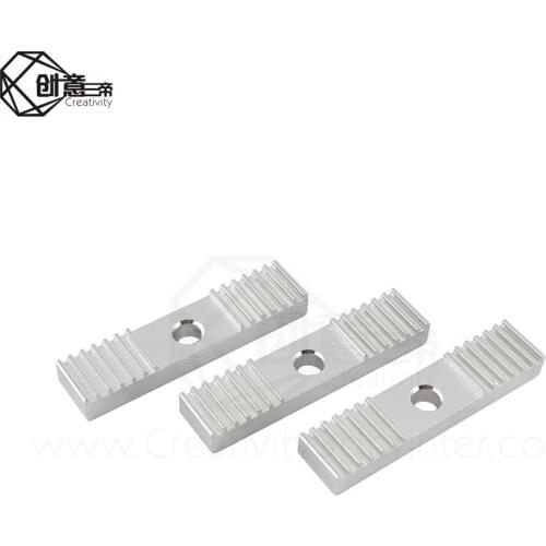 2PCS/lot DIY GT2 Timing Belt Fixing Piece Tooth Pitch 2mm Clamp 9*40mm For 3D Printer CNC