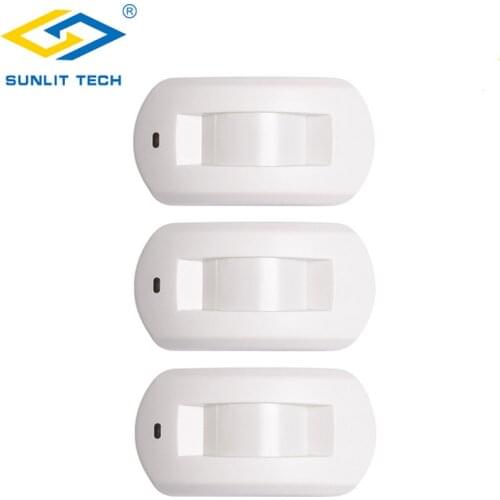 Hot Sale 3pcs Mini Wired Curtain Window PIR Motion Sensor Ceiling Passive Infrared Detector For Household Burglar Alarm Security