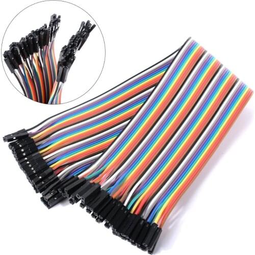 Dupont line 40pcs 30cm female and female jumper wire Dupont cable Color Breadboard Cable