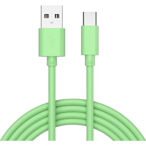Kebiss Type C Cable 5A Fast Charging for Samsung Xiaomi Mobile Phone Data Cable Type-C for Xiaomi Redmi Note 8 USB Cable