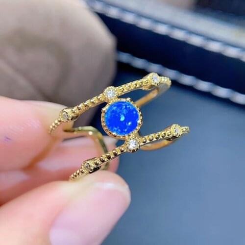 Best Gift Real and Natural The Best GiftFor your girl Friend Natural Real Opal Ring 925 sterling silver Fine jewelry Opal Ring