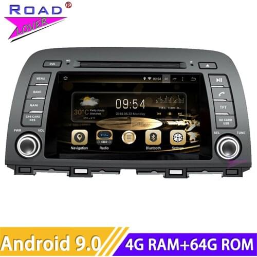 Roadlover Android 9.0 Car PC DVD Automotive Player Radio For Mazda CX-5 Mazda 6 2012- Stereo GPS Navigation Magnitol Double Din