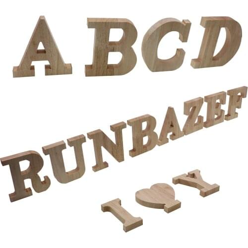 RUNBAZEF Large Wooden Letters